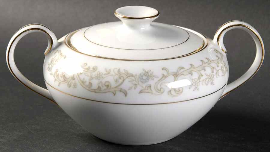 Florence Sugar Bowl & Lid by Amcrest-1