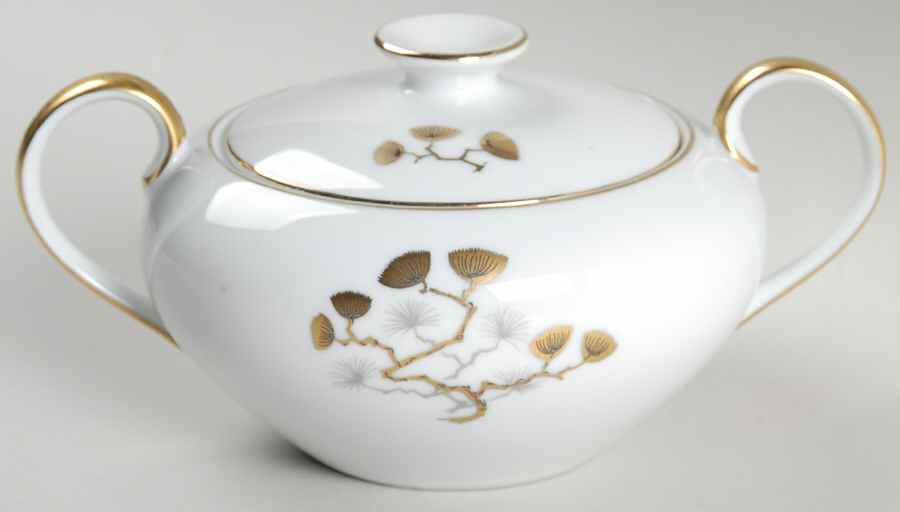 Golden Ming Sugar Bowl & Lid by Amcrest-1