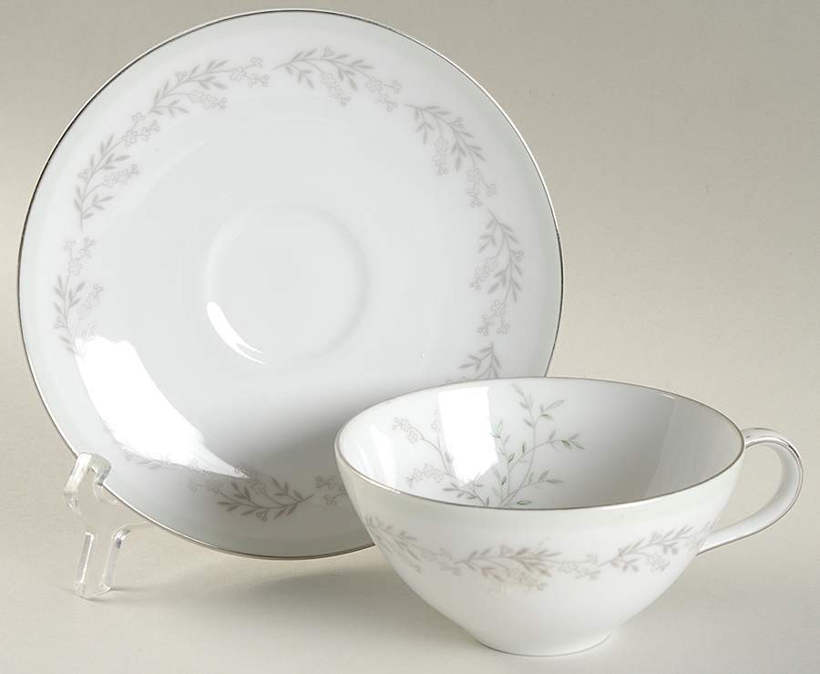 Harmony Flat Cup & Saucer Set by Amcrest-1