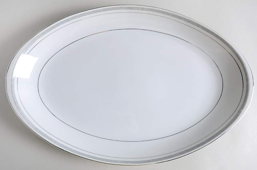 Helene 16" Oval Serving Platter by Amcrest-1