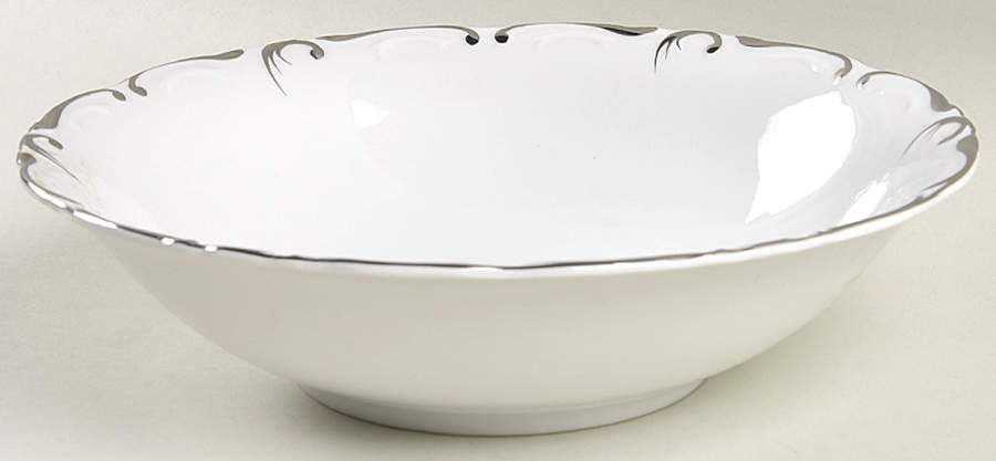 Imperial Platinum 9" Round Vegetable Bowl by Amcrest-1