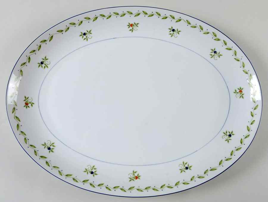 Juliette 16" Oval Serving Platter by Amcrest-1