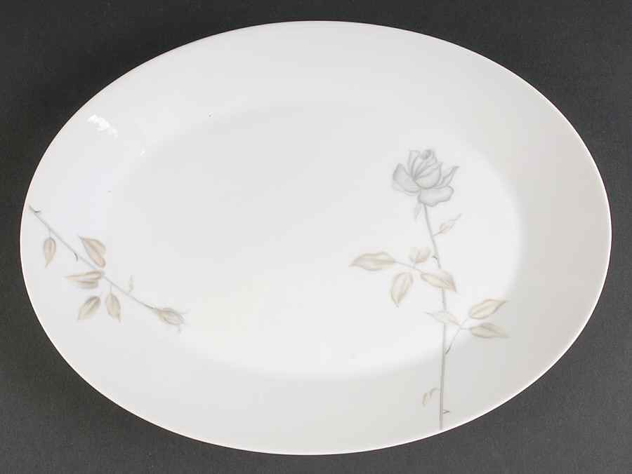 Margaret Rose 12" Oval Serving Platter by Amcrest-1