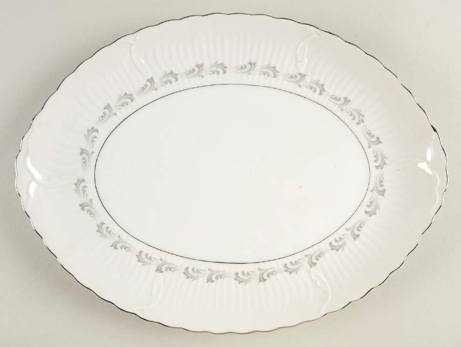 Margot 12" Oval Serving Platter by Amcrest-1