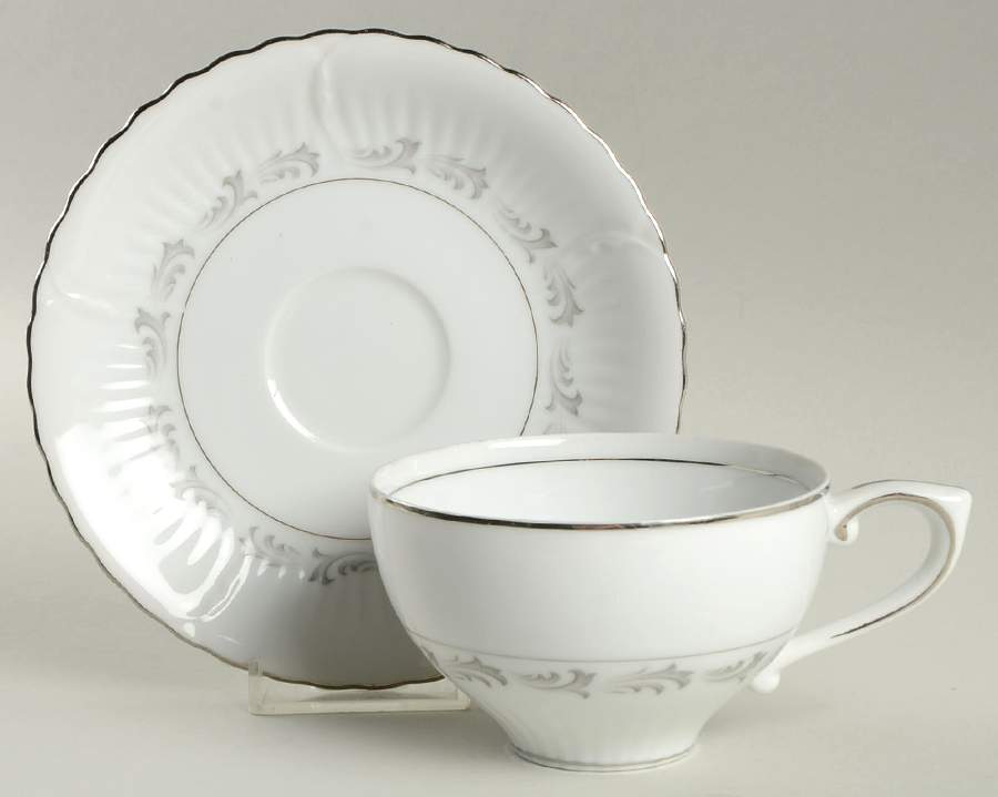 Margot Flat Cup & Saucer Set by Amcrest-1