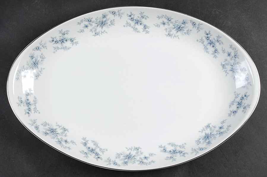 Misty Rose 16" Oval Serving Platter by Amcrest-1