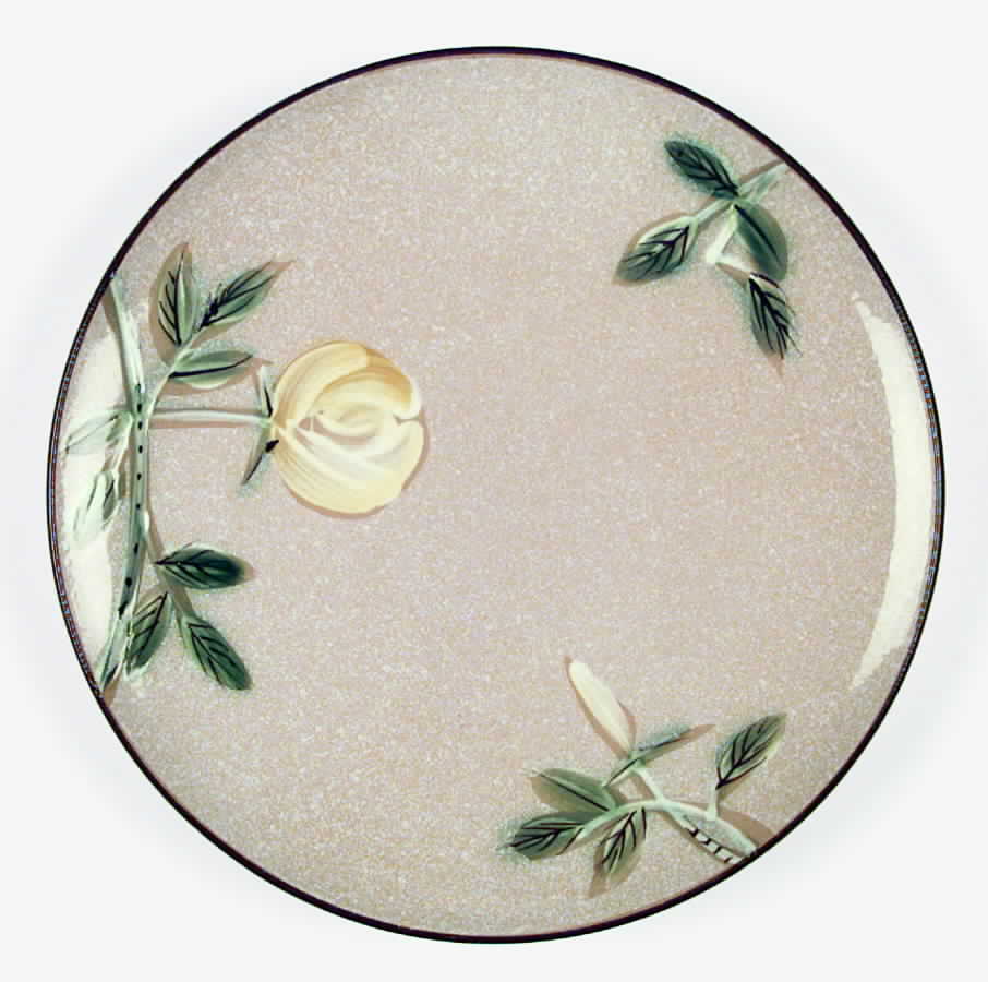 Oriental Rose Dinner Plate by Amcrest-1