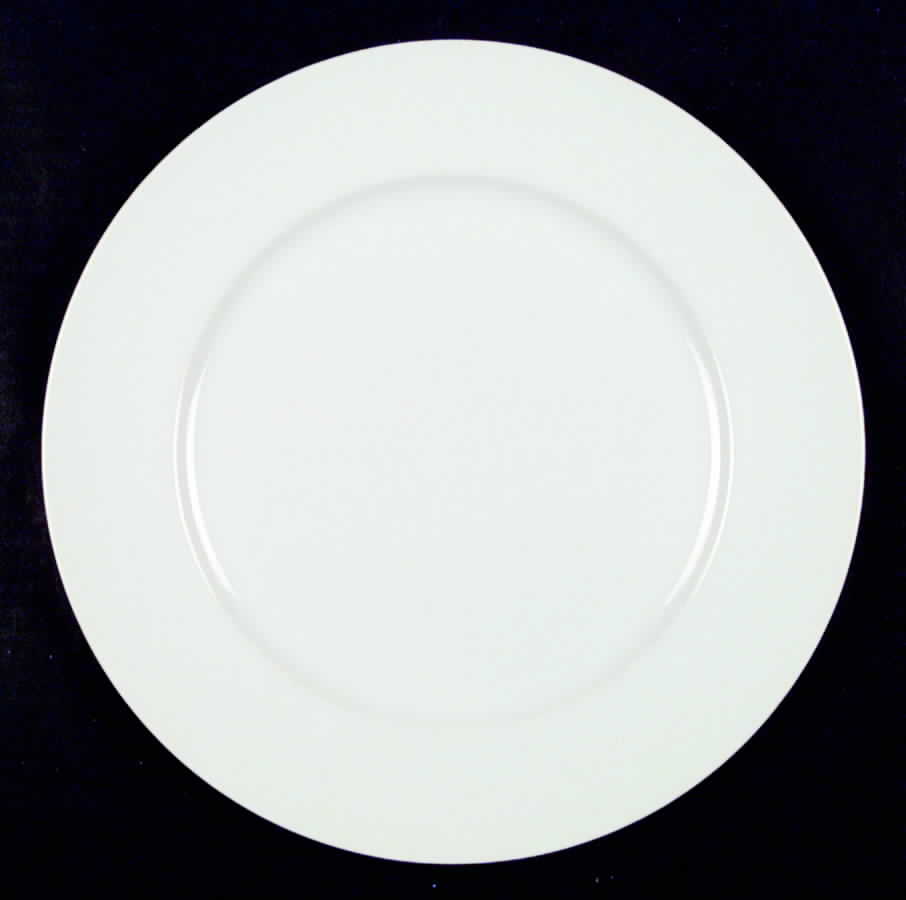 Parisian White Dinner Plate by Amcrest-1