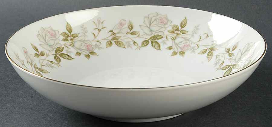Rose Wreath 9" Round Vegetable Bowl by Amcrest-1