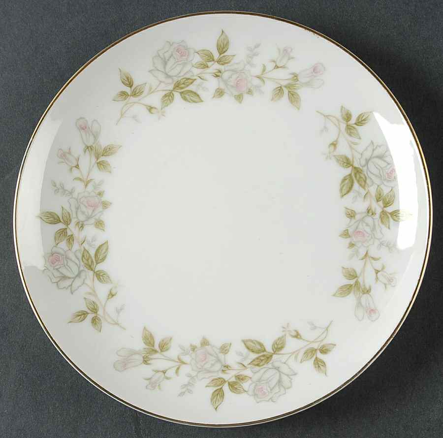 Rose Wreath Bread & Butter Plate by Amcrest-1