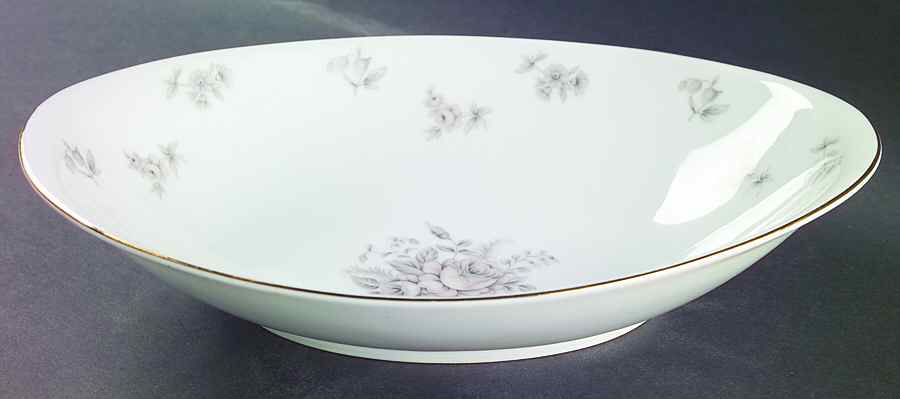 Shadow Rose 11" Oval Vegetable Bowl by Amcrest-1