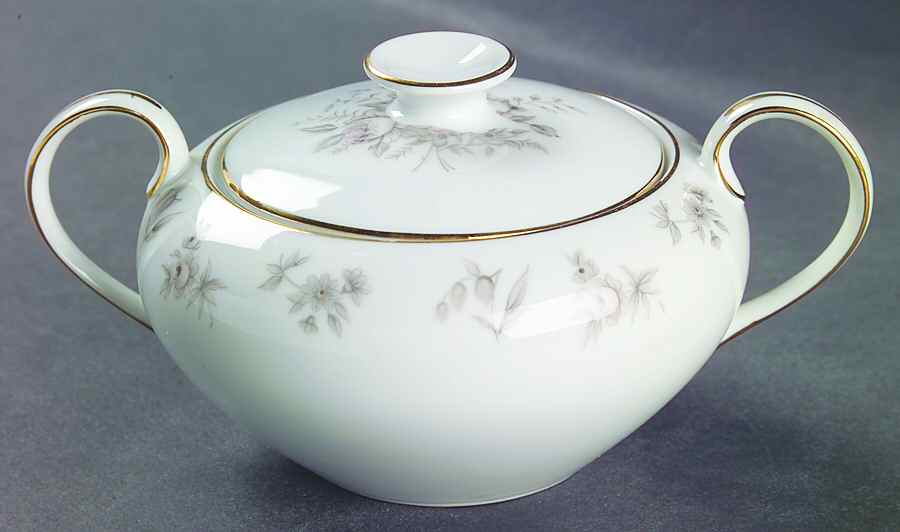 Shadow Rose Sugar Bowl & Lid by Amcrest-1