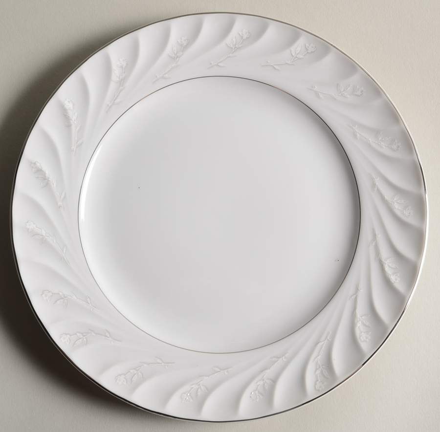Snow Rose Salad Plate by Amcrest-1