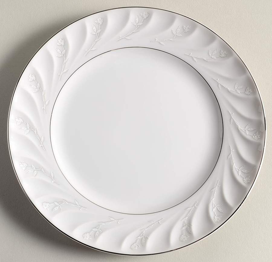 Snow Rose Bread & Butter Plate by Amcrest-1