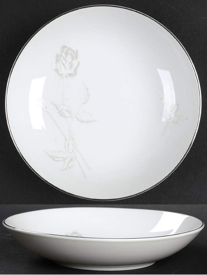White Rose Fruit/Dessert (Sauce) Bowl by Amcrest-1