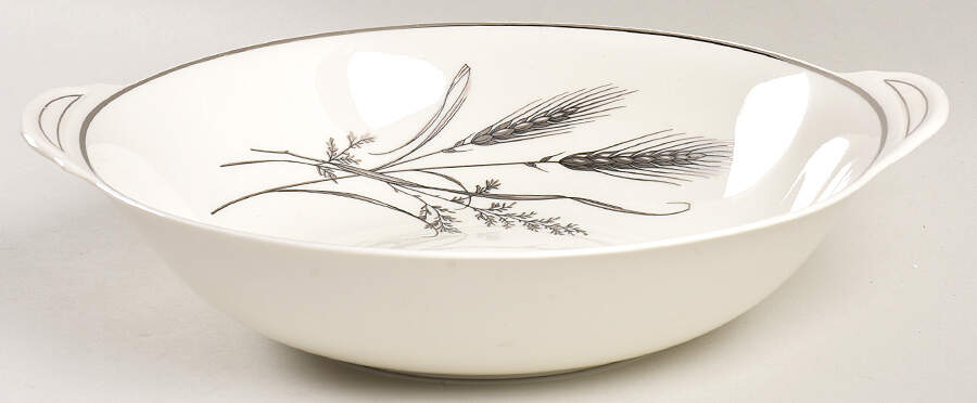 Ancestral Wheat (Platinum) 10" Round Vegetable Bowl by Ancestral - Am Hostess-1