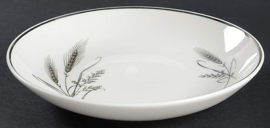 Ancestral Wheat (Platinum) Coupe Soup Bowl by Ancestral - Am Hostess-1