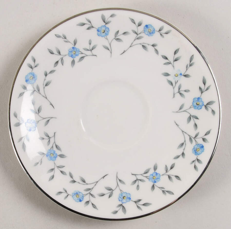 Blue Lace Saucer for Footed Cup by Ancestral - Am Hostess-1