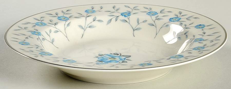 Blue Lace Large Rim Soup Bowl by Ancestral - Am Hostess-1