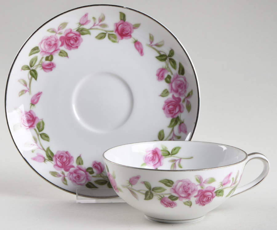 Rambler Flat Cup & Saucer Set by Ancestral - Am Hostess-1