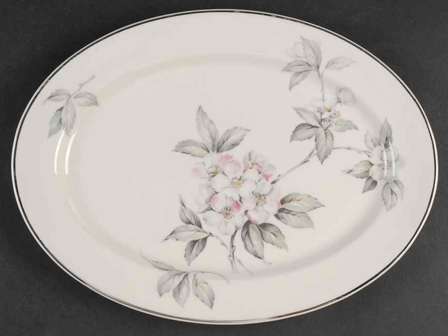 Spring Glory 13" Oval Serving Platter by Ancestral - Am Hostess-1
