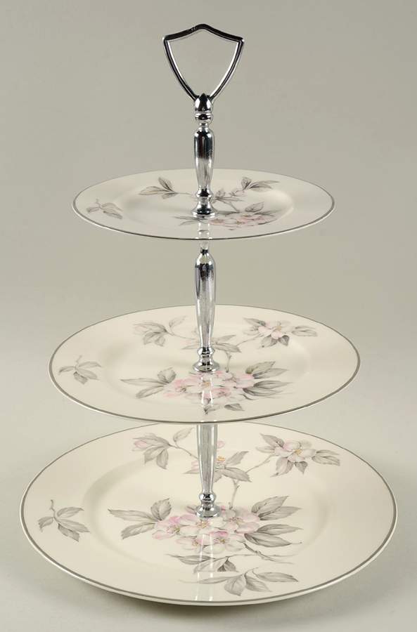 Spring Glory 3-Tiered Serving Tray (DP, SP, BB) by Ancestral - Am Hostess-1