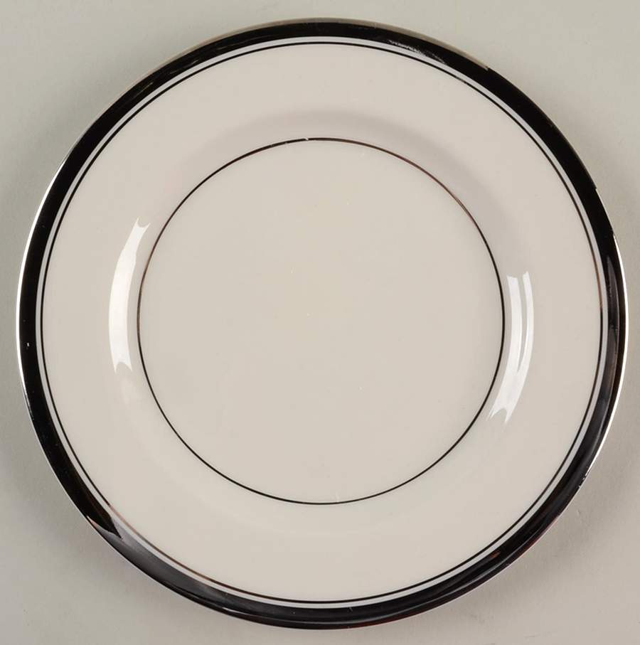Wedding Band (Platinum Band) Bread & Butter Plate by Ancestral - Am Hostess-1