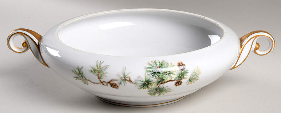Woodland Round Vegetable No Lid by Ancestral - Am Hostess-1