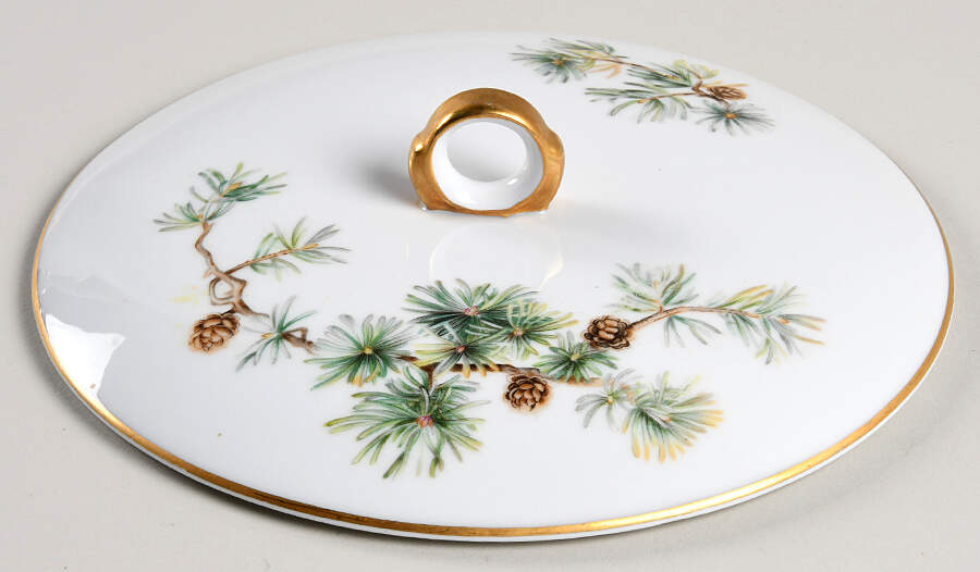 Woodland Lid for Round Vegetable by Ancestral - Am Hostess-1