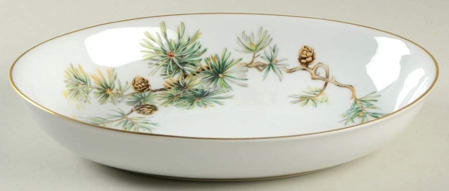 Woodland 10" Oval Vegetable Bowl by Ancestral - Am Hostess-1