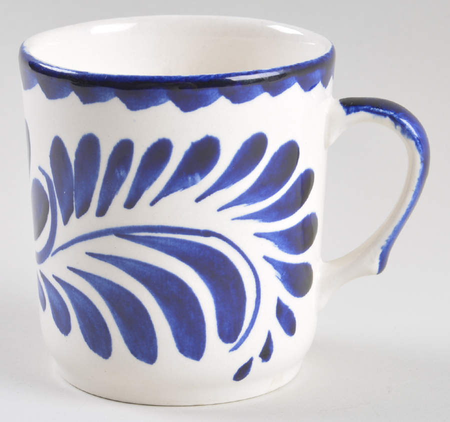 Puebla Blue Mug by Anfora (Mexico)-1