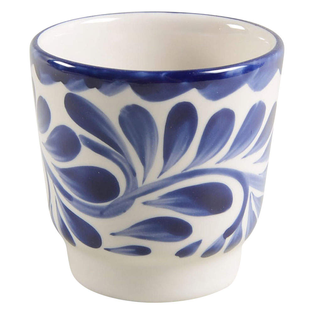 Puebla Blue Single Egg Cup by Anfora (Mexico)-1