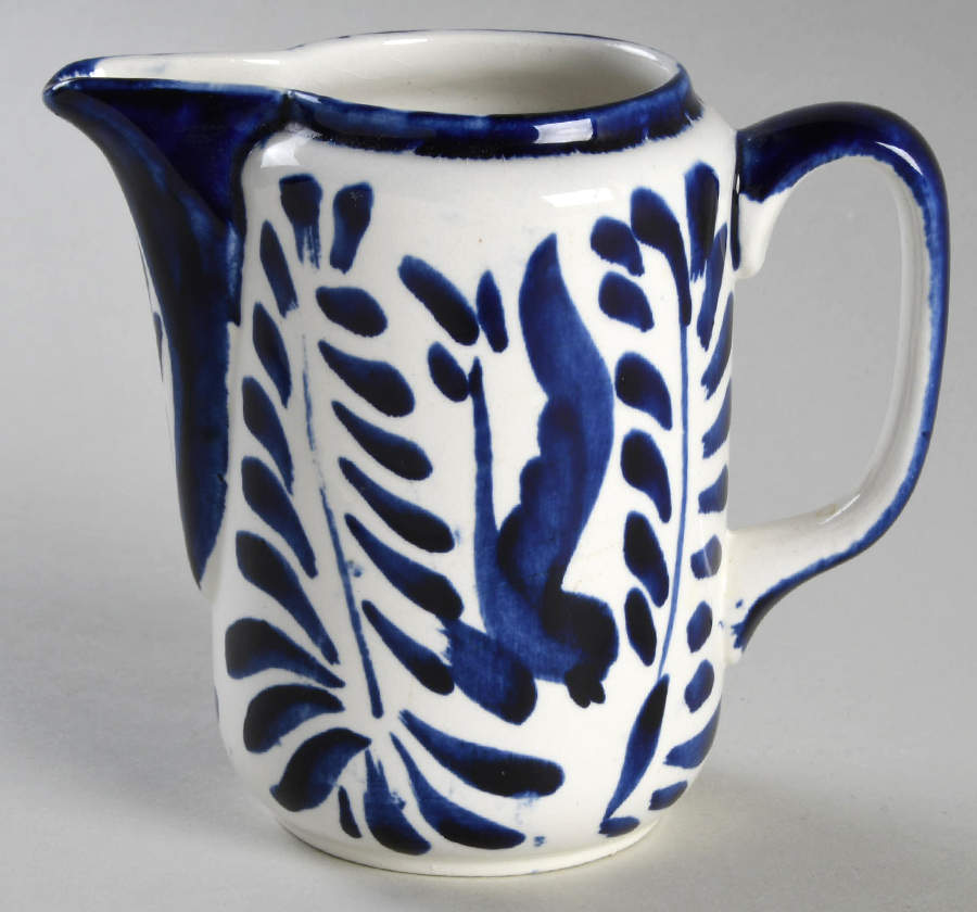 Puebla Blue Creamer by Anfora (Mexico)-1