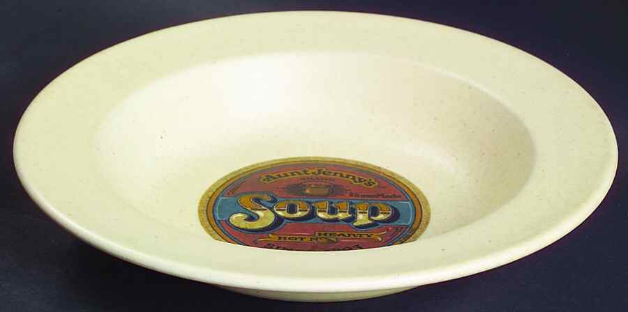 Aunt Jenny's Rim Soup Bowl by Anchor Hocking-1