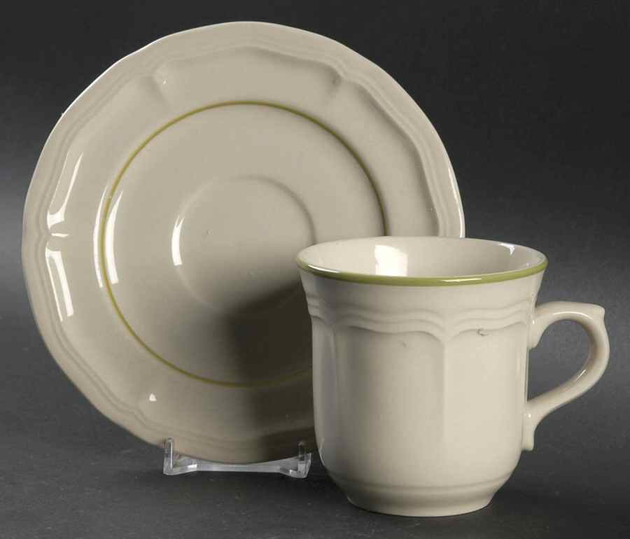 Berries In Bloom Flat Cup & Saucer Set by Anchor Hocking-1