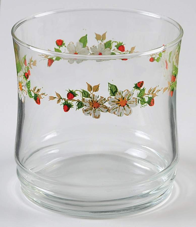Berries In Bloom Glassware Old Fashioned by Anchor Hocking-1