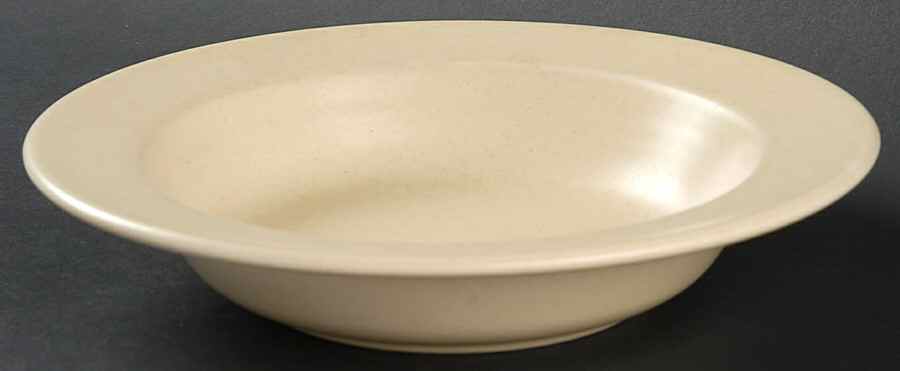 Buttercream Rim Soup Bowl by Anchor Hocking-1