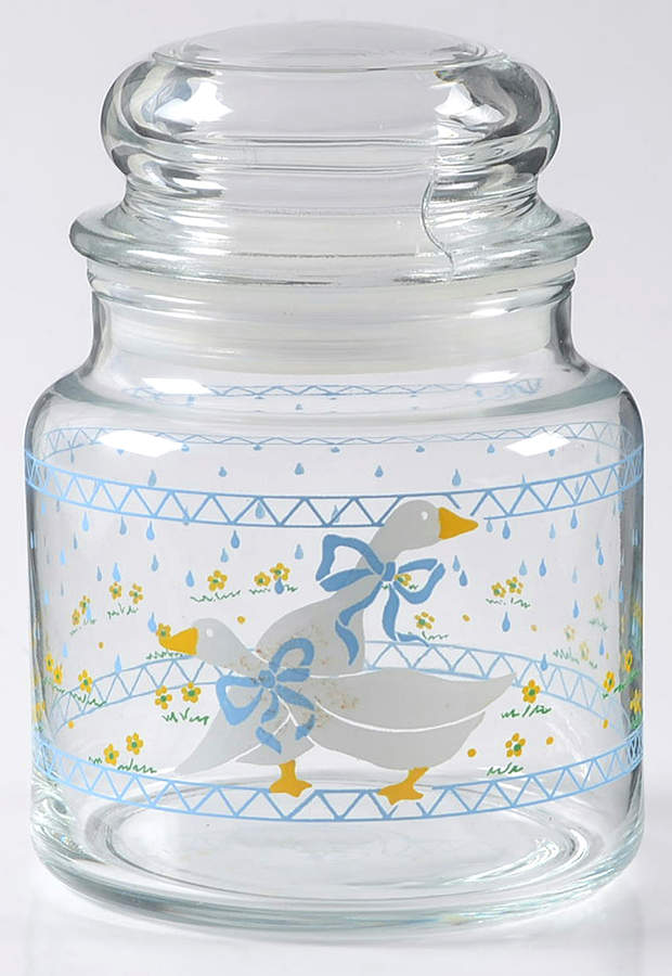 Farm Country Small Glassware Storage Jar & Lid by Anchor Hocking-1