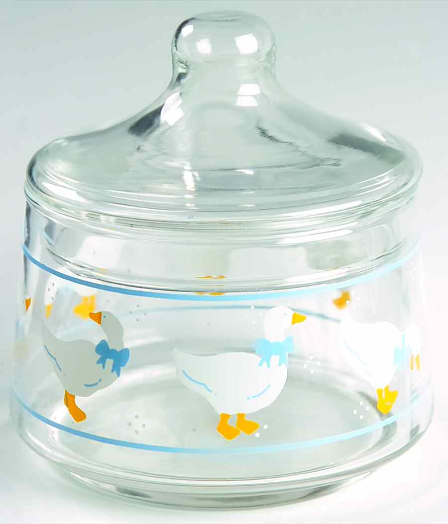 Farm Country Glassware Candy Jar & Lid by Anchor Hocking-1