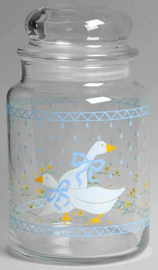 Farm Country Medium Glassware Storage Jar & Lid by Anchor Hocking-1