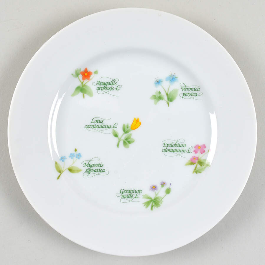 Floret Salad Plate by Anchor Hocking-1