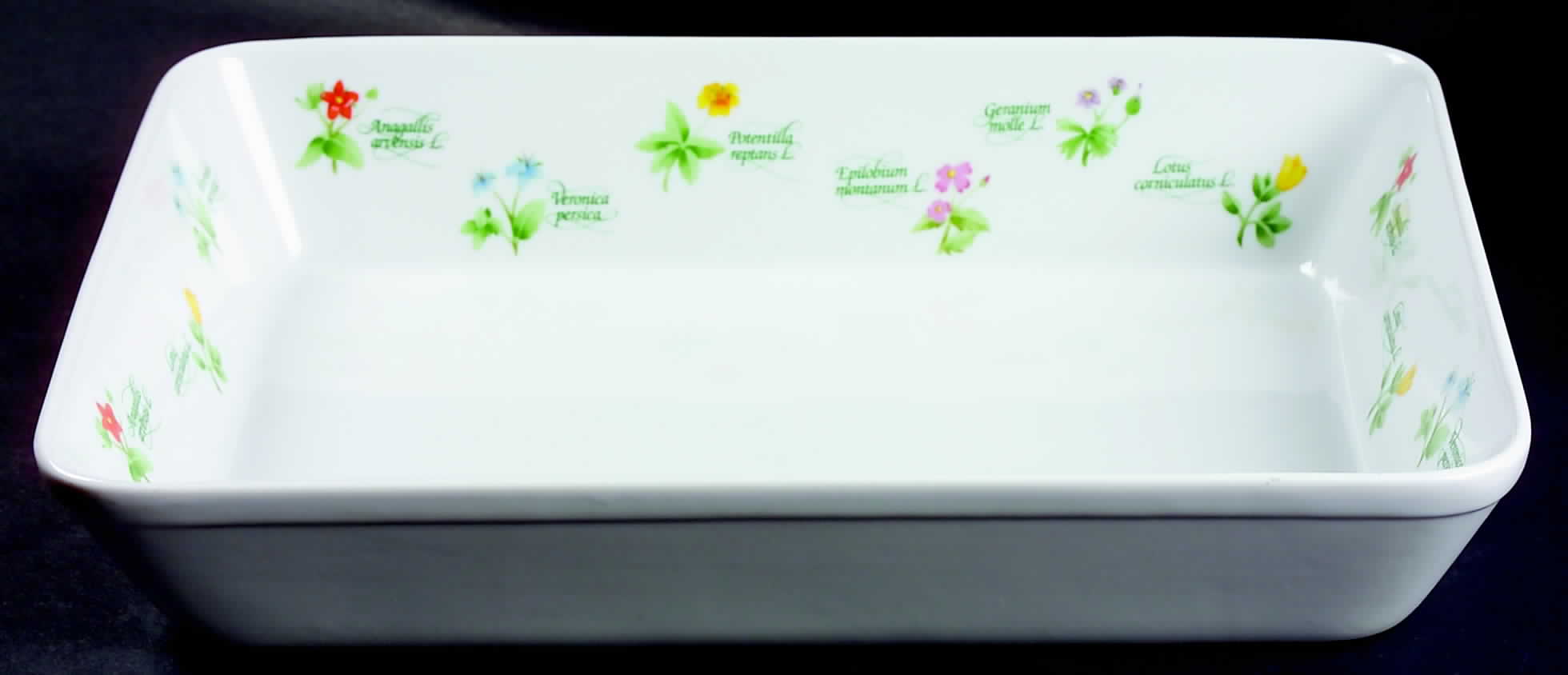 Floret 12" Rectangular Baker by Anchor Hocking-1
