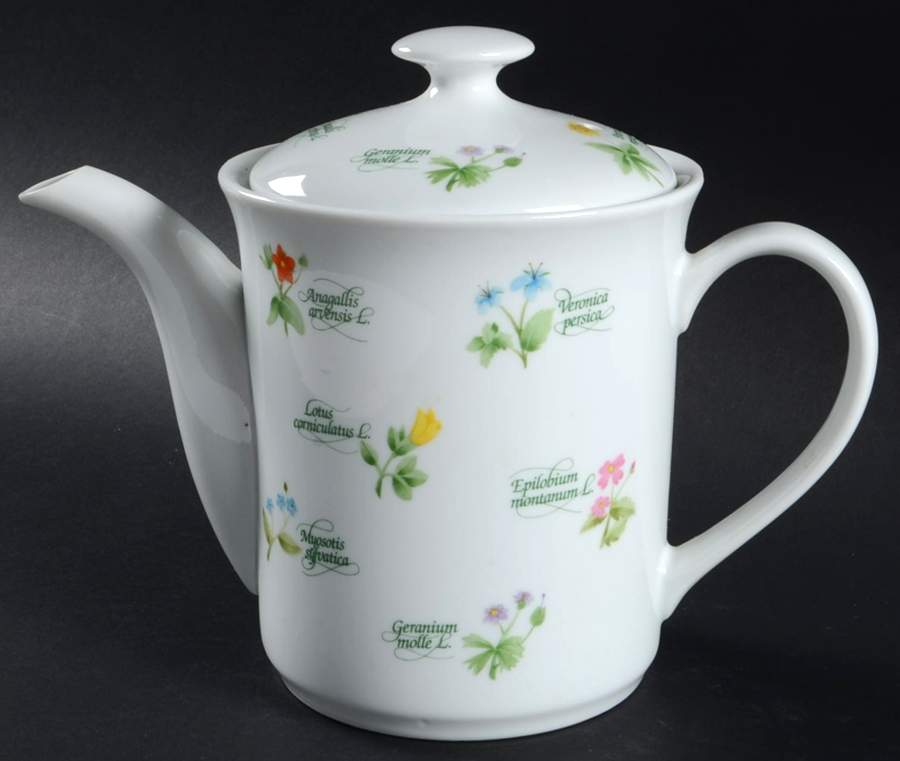 Floret Coffee Pot & Lid by Anchor Hocking-1