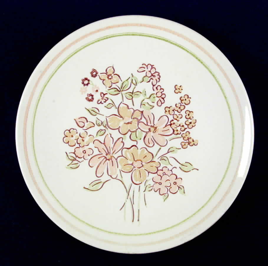 Green Boquet Dinner Plate by Anchor Hocking-1