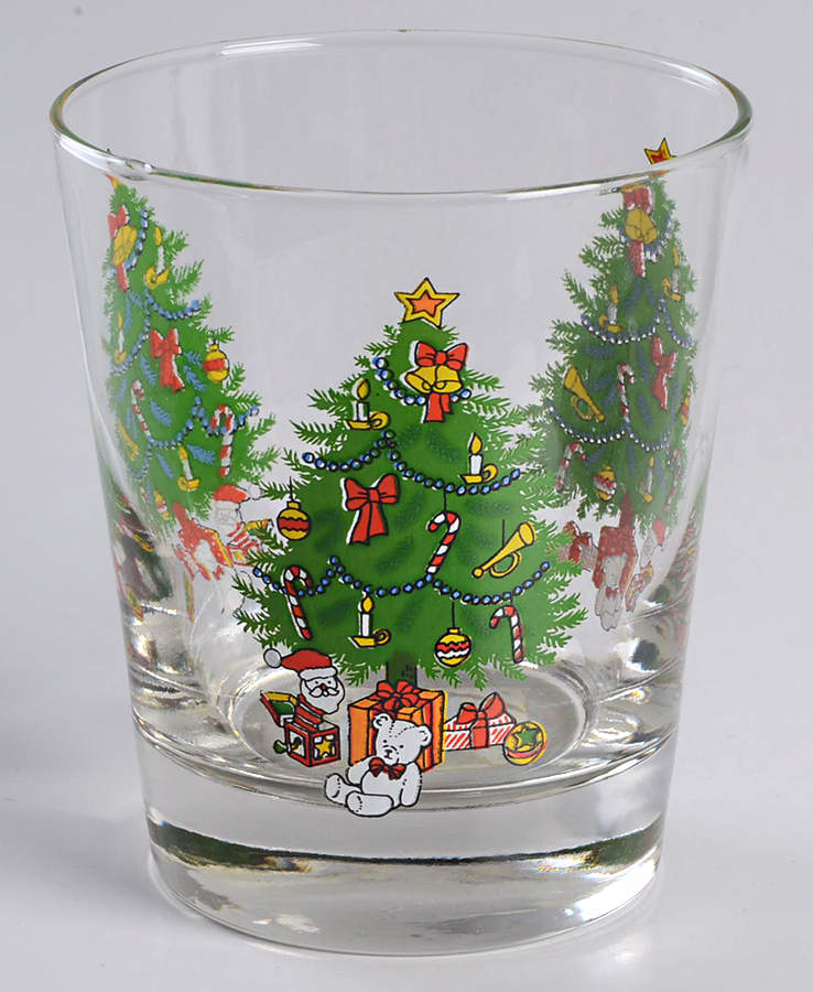 Holiday Magic Glassware Double Old Fashioned by Anchor Hocking-1