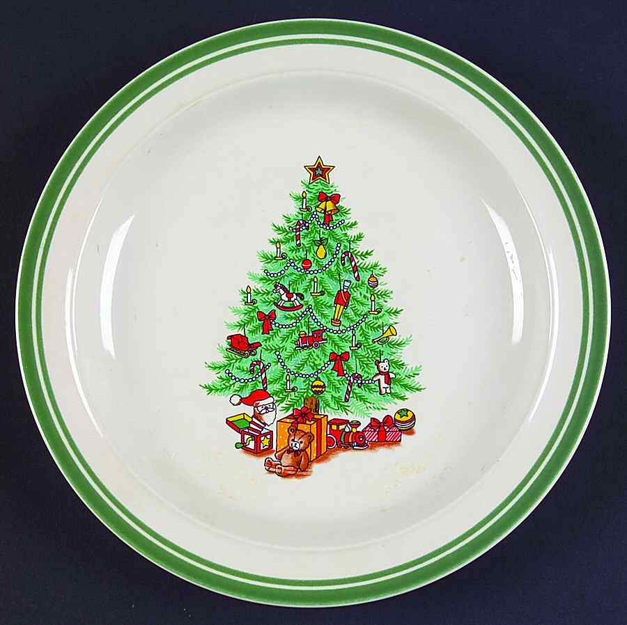 Holiday Magic Salad Plate by Anchor Hocking-1