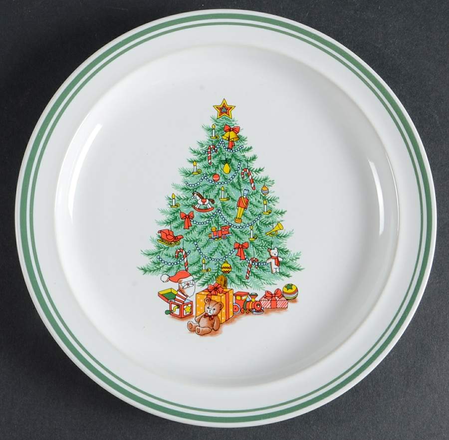 Holiday Magic Salad Plate by Anchor Hocking-1