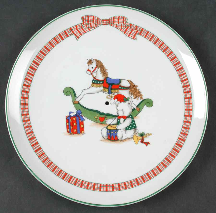 Memories Round Serving Plate with Handle (DP) by Anchor Hocking-1