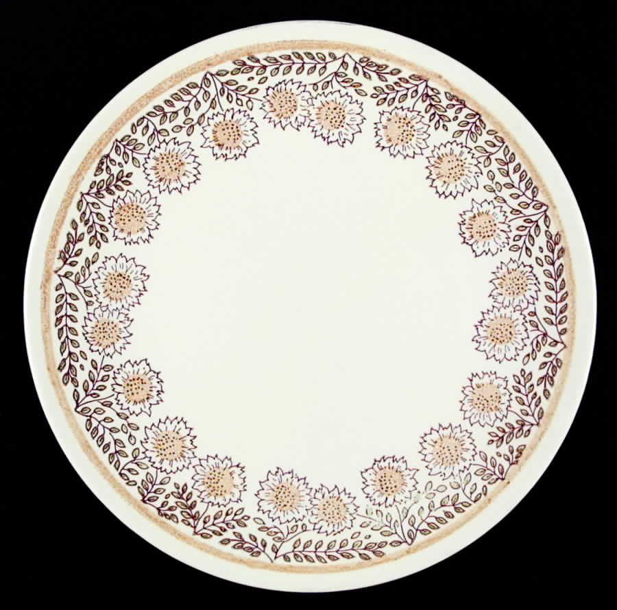 Sunflower Dinner Plate by Anchor Hocking-1