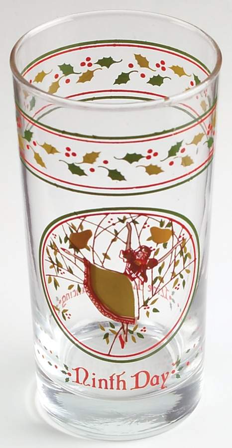 Twelve Days of Christmas 10 Oz Glassware Tumbler by Anchor Hocking-1